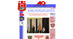Desktop Screenshot of ao.kluczbork.pl